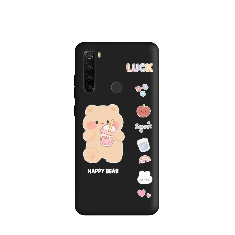 کاور قاب گارد طرح خرس اسموتی کد a2605 مناسب برای گوشی موبایل شیائومی Redmi Note 8