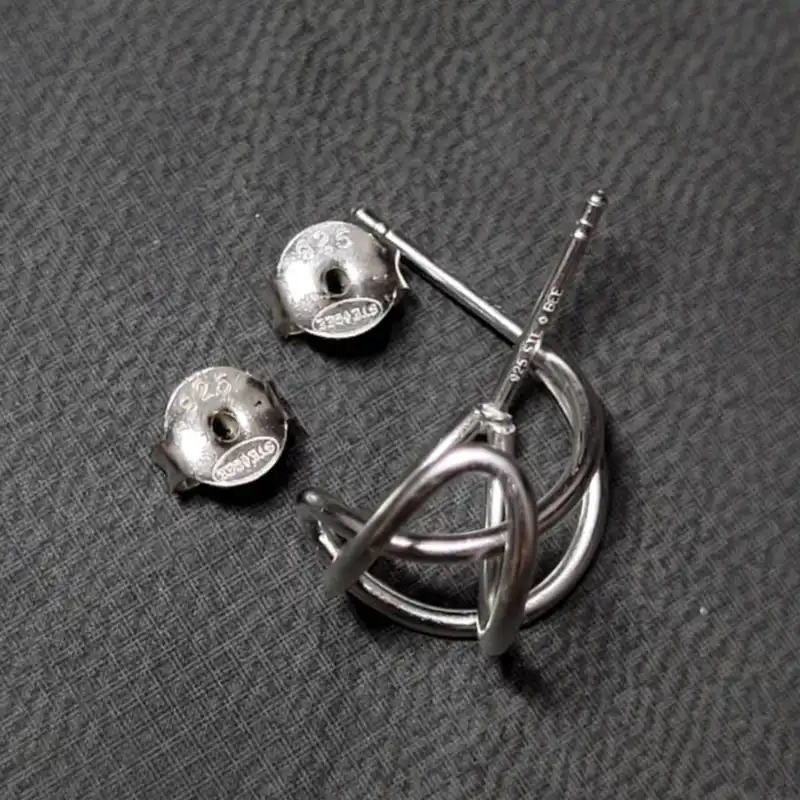 گوشواره نقره زنانه مدل 14597