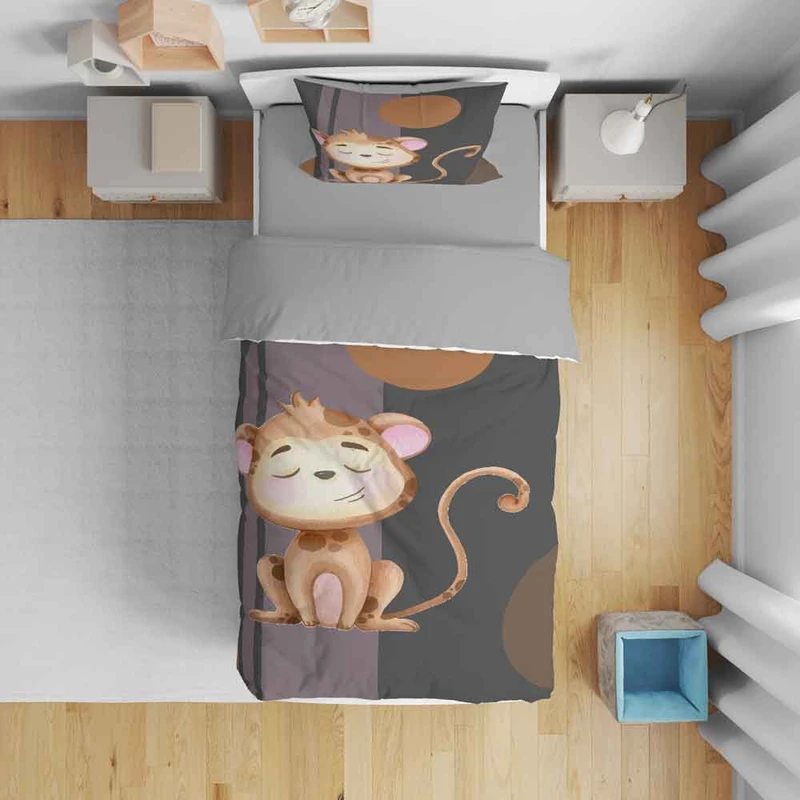 سرویس روتختی نوپه هوم مدل میمون T5961 تک نفره 5 تکه