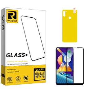 Randika Randika Screen Protector For samsung m11 With Back Protector