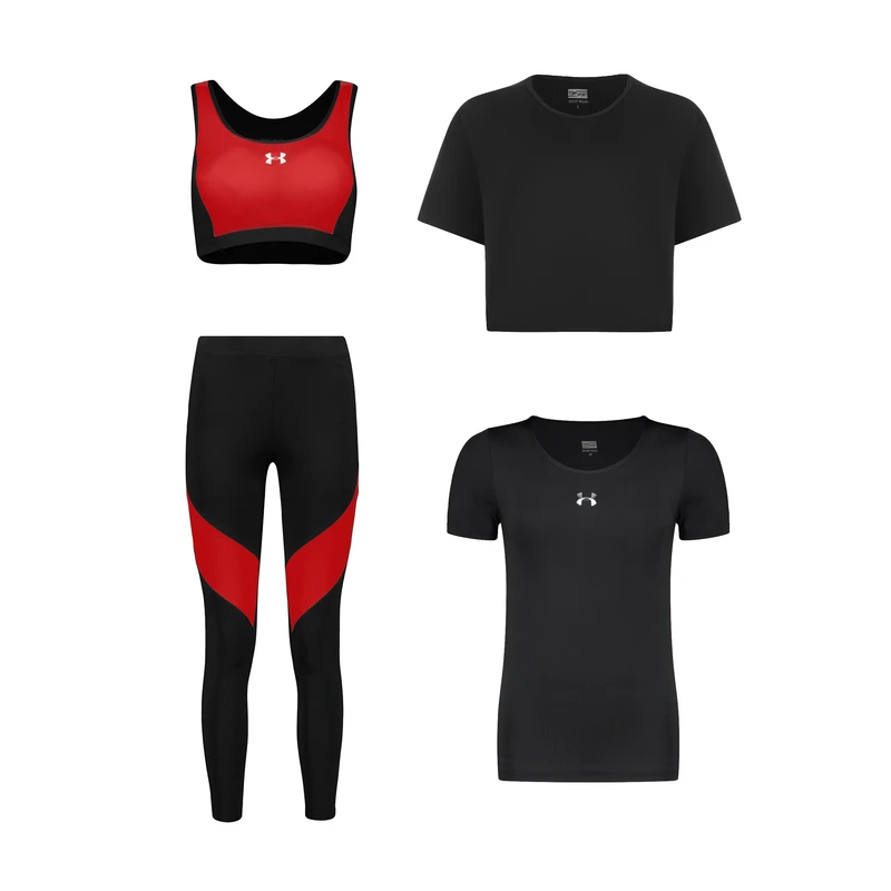 ست چهار تکه لباس ورزشی زنانه مدل 1401-7101-56