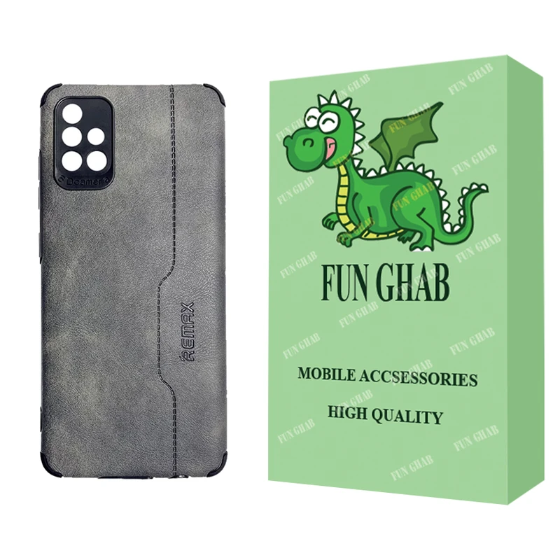 کاور فان قاب مدل چرم مناسب برای گوشی موبایل سامسونگ Galaxy A51