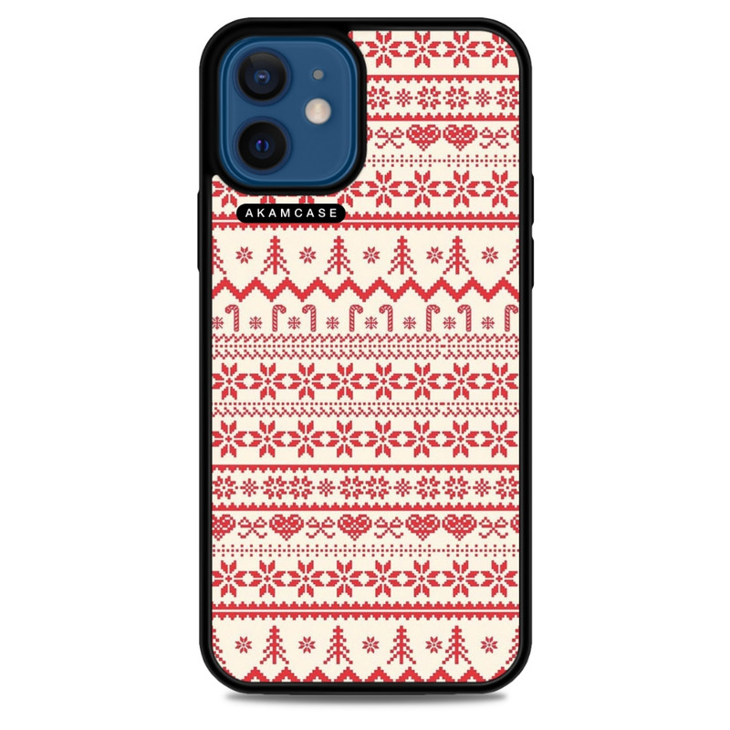 کاور آکام مدل AMCWA12M-CHRISTMAS1 مناسب برای گوشی موبایل اپل iPhone 12 Mini