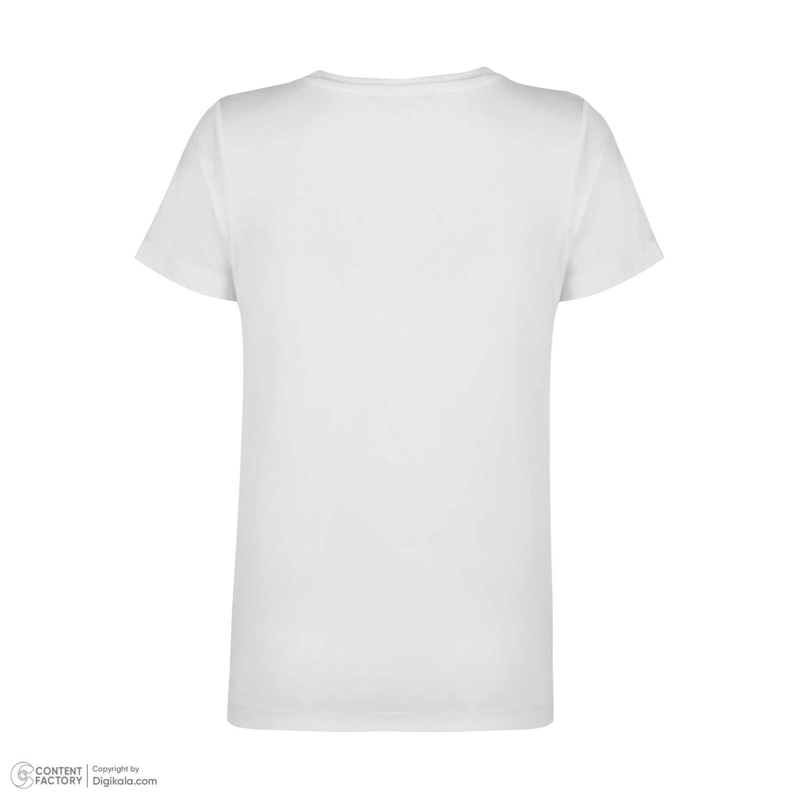 تی شرت آستین کوتاه زنانه نیزل مدل 0617-001 رنگ سفید -  - 3
