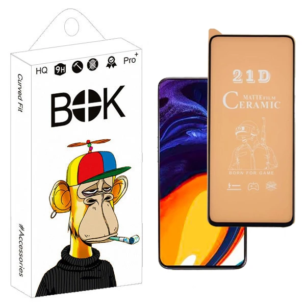 محافظ صفحه نمایش سرامیکی بوک مدل galat مناسب برای گوشی موبایل سامسونگ Galaxy A71 / a81 / a91 