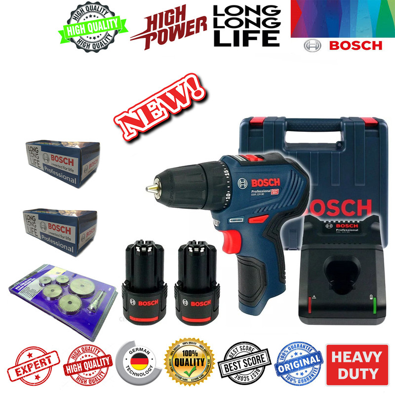 دریل شارژی بوش مدل 12 GSR 12 V30 Professional