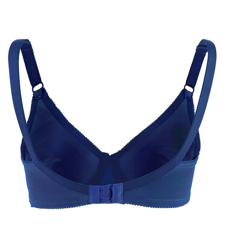 سوتین زنانه لین مدل فنردار کد 4680-741 رنگ آبی