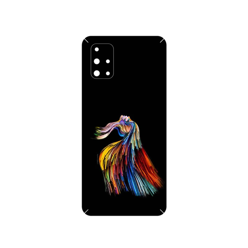 برچسب پوششی ماهوت مدل Rainbow Hair Digital Art مناسب برای گوشی موبایل سامسونگ Galaxy M31S