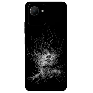 Megafone Face Sketch 7423 Cover For Realme C30 / C30S