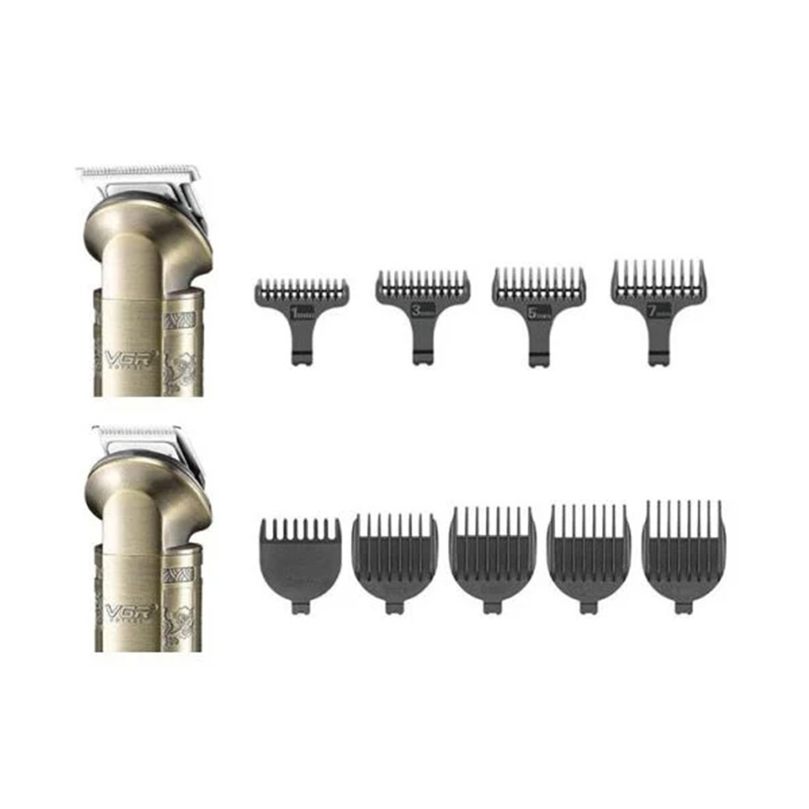 ست ماشین اصلاح موی صورت و بدن وی جی ار مدل V-110 -  - 8
