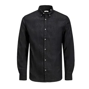 پیراهن آستین بلند مردانه جک اند جونز مدل BLACK12164676