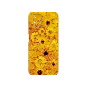 MAHOOT Yellow-Flower Cover Sticker for Xiaomi Redmi 10 Prime