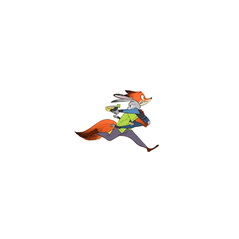 استیکر لپ تاپ و موبایل مدل انیمیشن طرح زوتوپیا Zootopia کد 2931