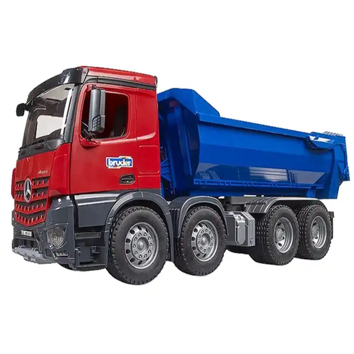 ماشین بازی برودر مدل کامیون کمپرسی مرسدس بنز آروکس