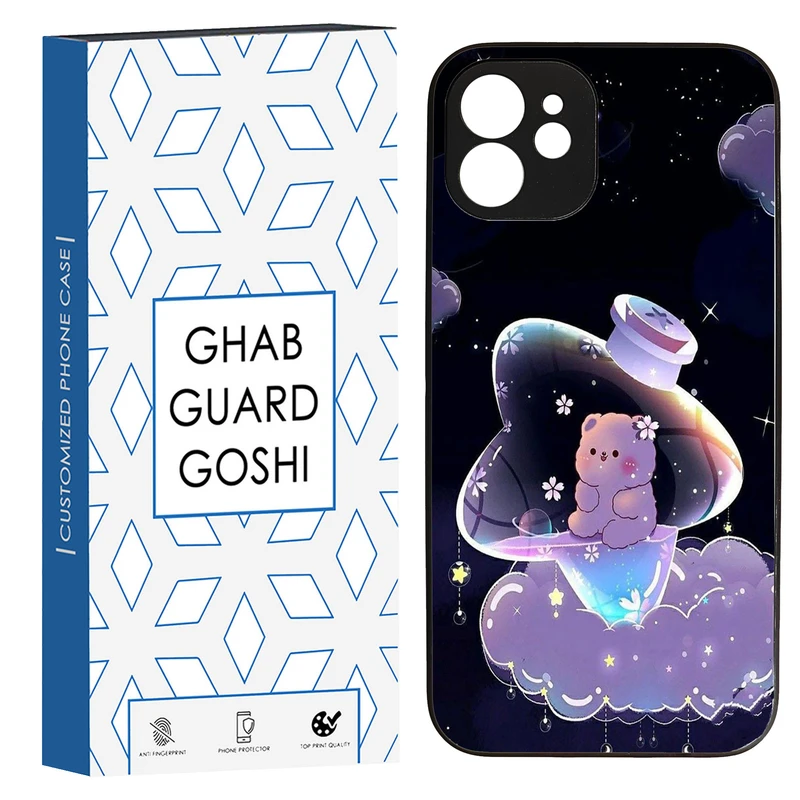 کاور قاب گارد گوشی طرح خرس فانتری کد TPU-052 مناسب برای گوشی موبایل اپل Iphone 12