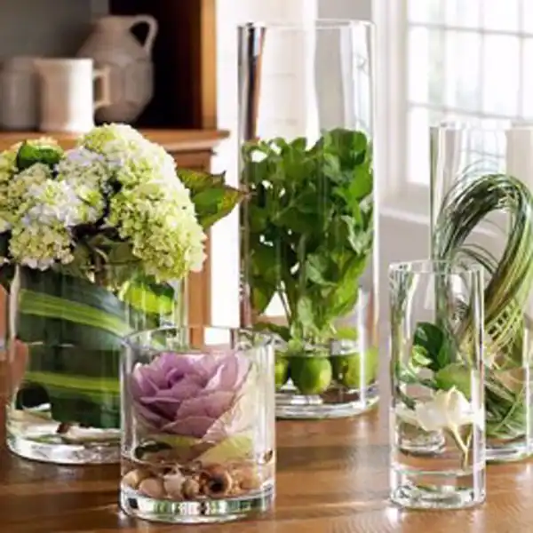 گلدان دکوری مدل استوانه ای behrad