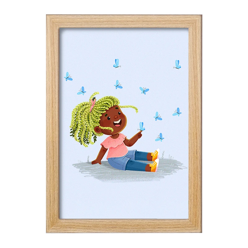 تابلو خندالو مدل دخترانه فانتزی کد 25754