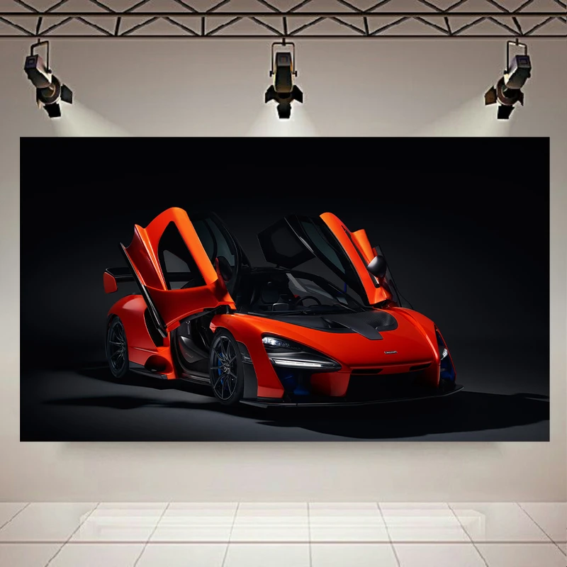 تابلو بوم طرح ماشین مدل مکلارن Senna کد AR3880