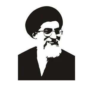 برچسب بدنه خودرو طرح حضرت آیت الله خامنه ای