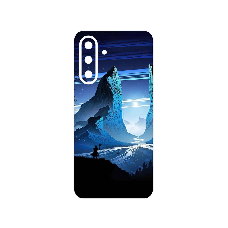 برچسب پوششی ماهوت مدل Blue Mountains Digital Art مناسب برای گوشی موبایل سامسونگ Galaxy A36