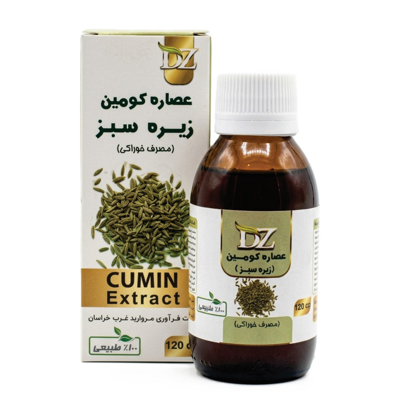 عصاره خوراکی زیره‌سبز  کومین دکتر زرقانی - 120 میلی لیتر