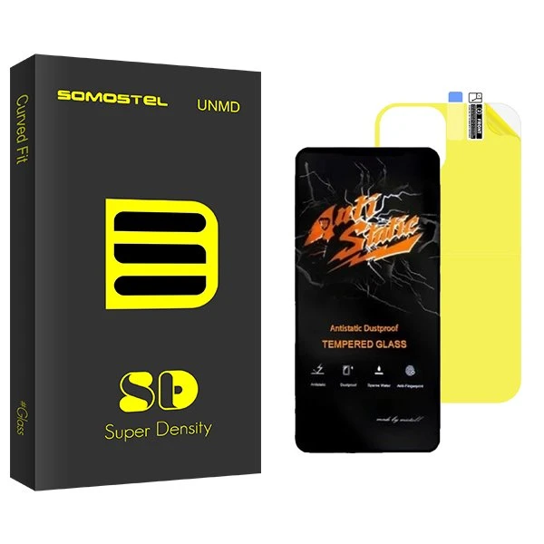 محافظ صفحه نمایش سوماستل مدل SD Antistatic مناسب برای گوشی موبایل اپل iPhone 12 Pro Max به همراه محافظ پشت گوشی
