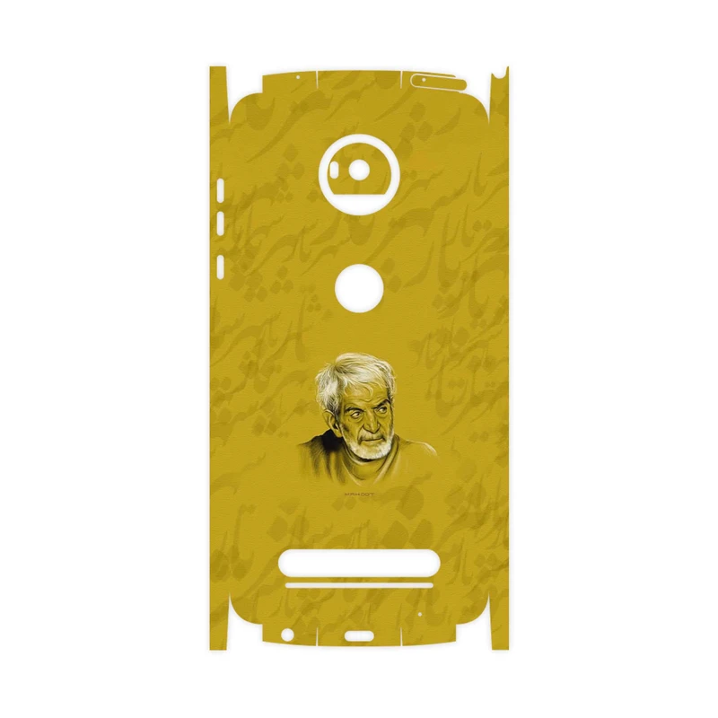 برچسب پوششی ماهوت مدل MohammadHossein Shahriar-FullSkin مناسب برای گوشی موبایل موتورولا Moto Z2 Play