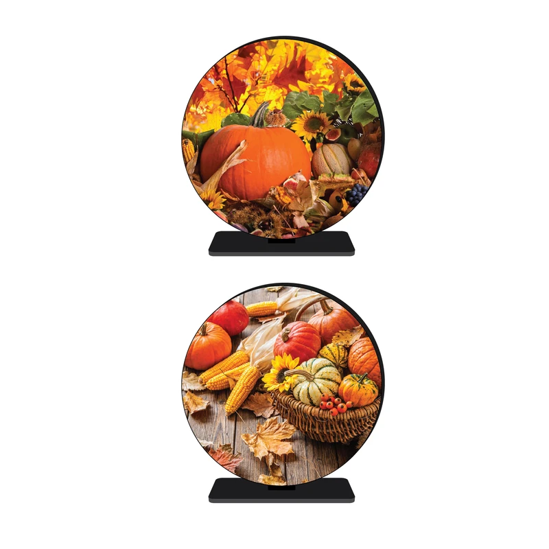 استند رومیزی تزیینی مدل میوه طرح کدو کد 6 مجموعه 2 عددی