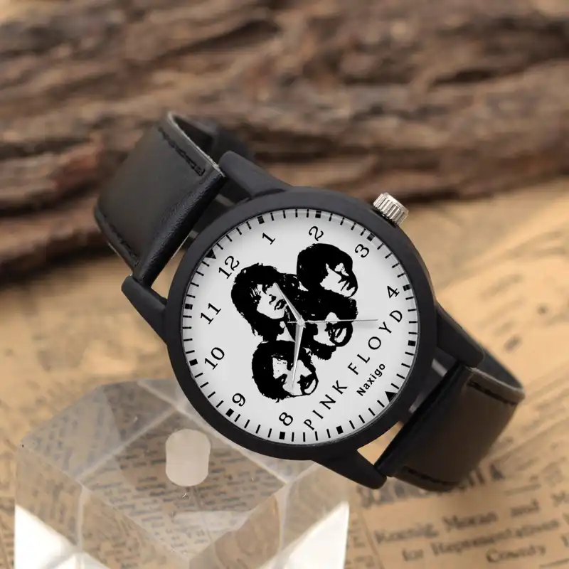 ساعت مچی عقربه ای ناکسیگو طرح Pink Floyd کد LF4227