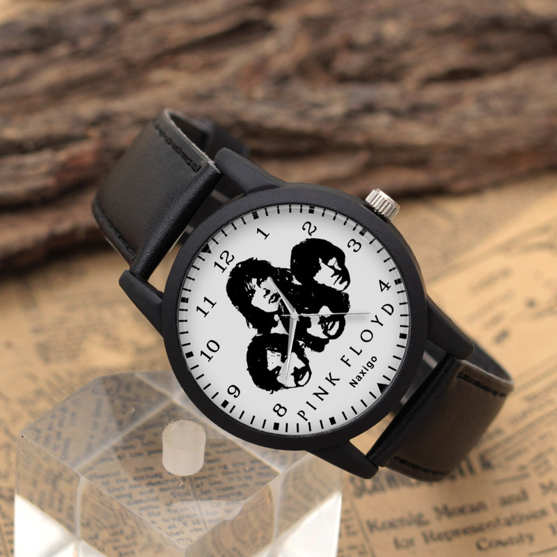 ساعت مچی عقربه ای ناکسیگو طرح Pink Floyd کد LF4227