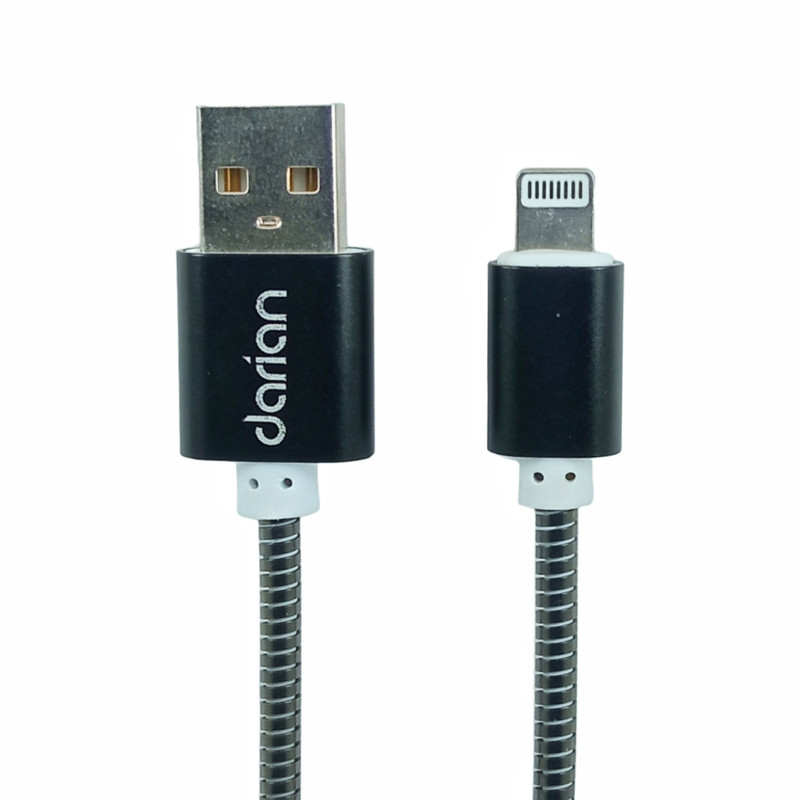 کابل تبدیل USB به لایتنینگ داریان مدل C7 طول 1 متر
