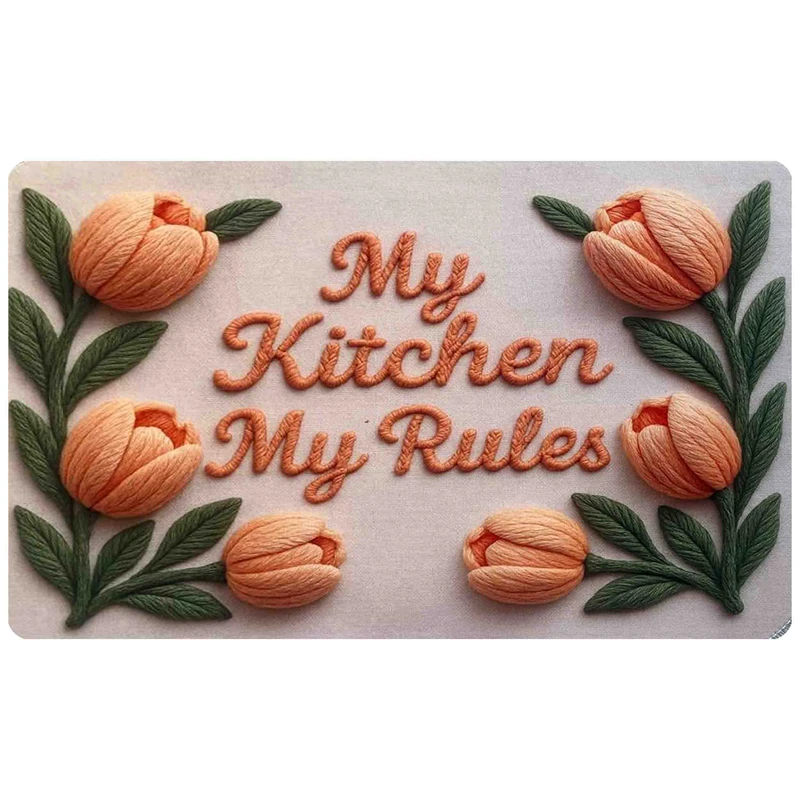 پادری مدل اسفنجی طرح ترک کد RS.158 سایز 70x50 سانتی‌متر مناسب برای فضای داخلی