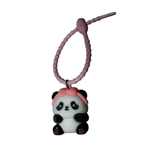 آویز عروسکی مدل پاندای مخملی