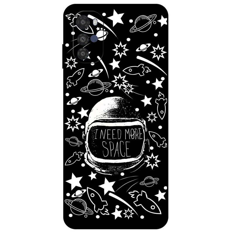 کاور مگافون طرح فضایی مدل 7706 مناسب برای گوشی موبایل موتورولا Moto E32 / E32s     