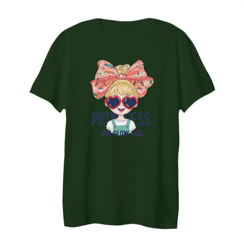 تی شرت لانگ آستین کوتاه زنانه مدل دخترک کد 6