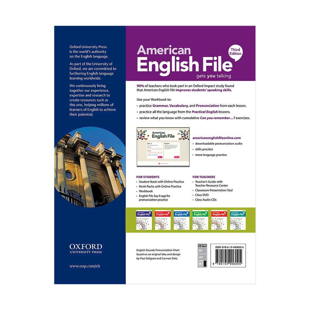 کتاب American English File Starter اثر جمعی از نویسندگان انتشارات Oxford کتاب American English File Starter اثر جمعی از نویسندگان انتشارات Oxford