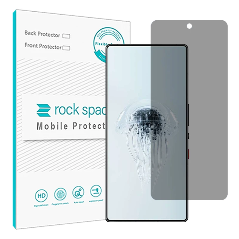 محافظ صفحه نمایش حریم شخصی راک اسپیس مدل Resistant مناسب برای گوشی موبایل زد تی ای nubia Red Magic 10 Pro