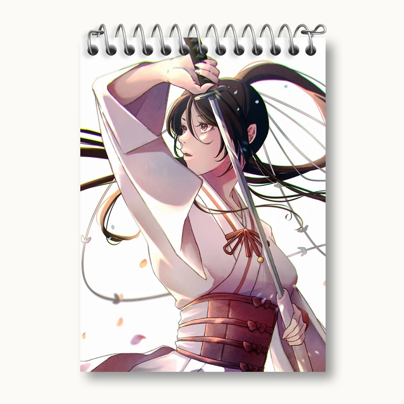 دفتر یادداشت 50 برگ خندالو مدل ساگیری انیمه بهشت جهنمیان کد 27091