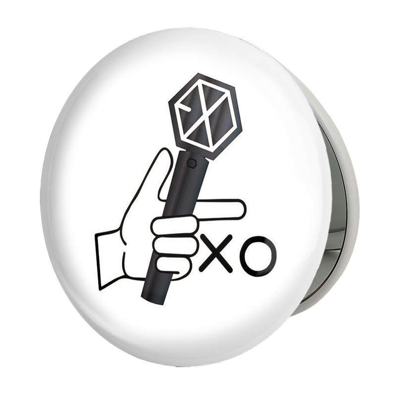 آینه جیبی خندالو طرح گروه اکسو EXO مدل تاشو کد 13662 