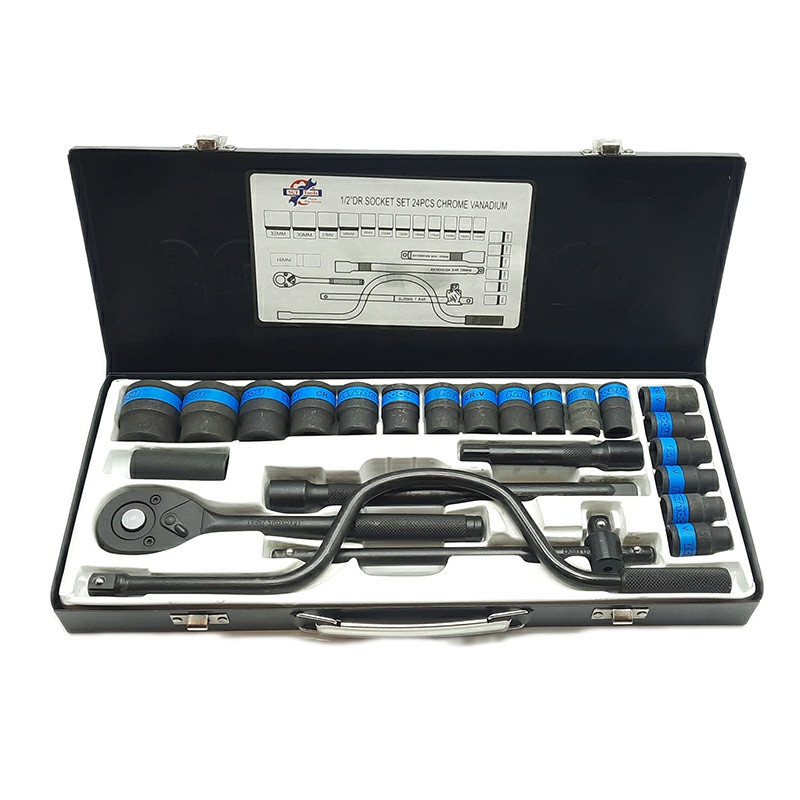 آچار و سری بکس اس جی تی مدل ps24 مجموعه 24 عددی