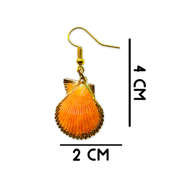 گوشواره دخترانه طرح صدف کد W-01 گوشواره دخترانه طرح صدف کد W-01