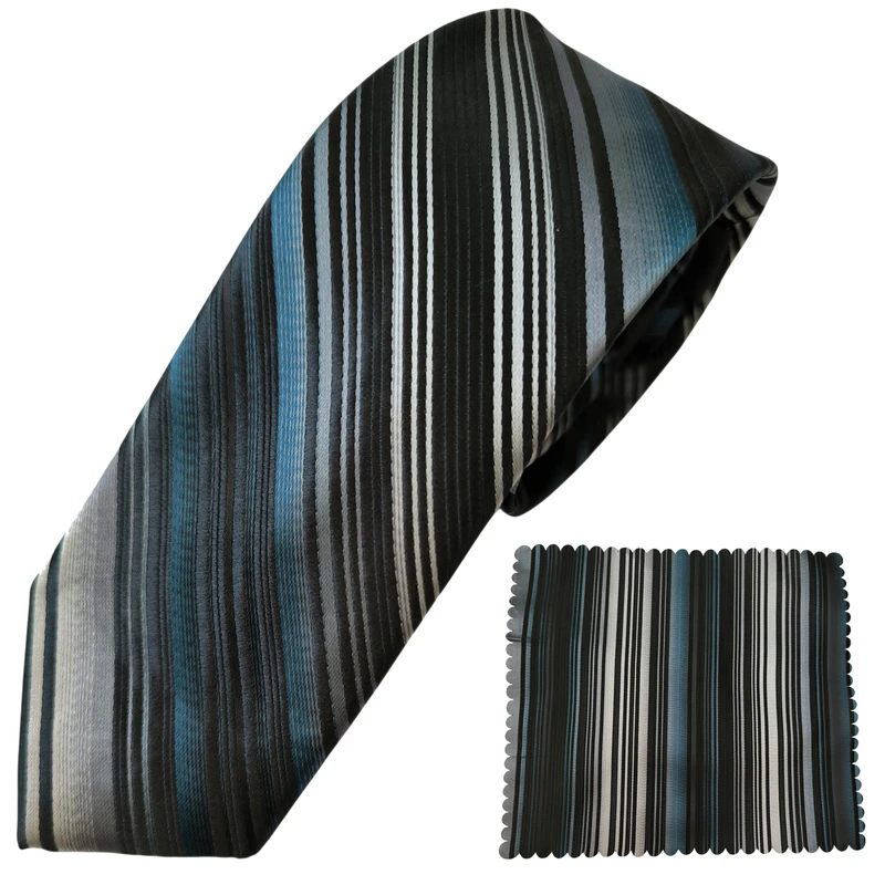 ست کراوات و دستمال جیب مردانه هکس ایران مدل KT-266