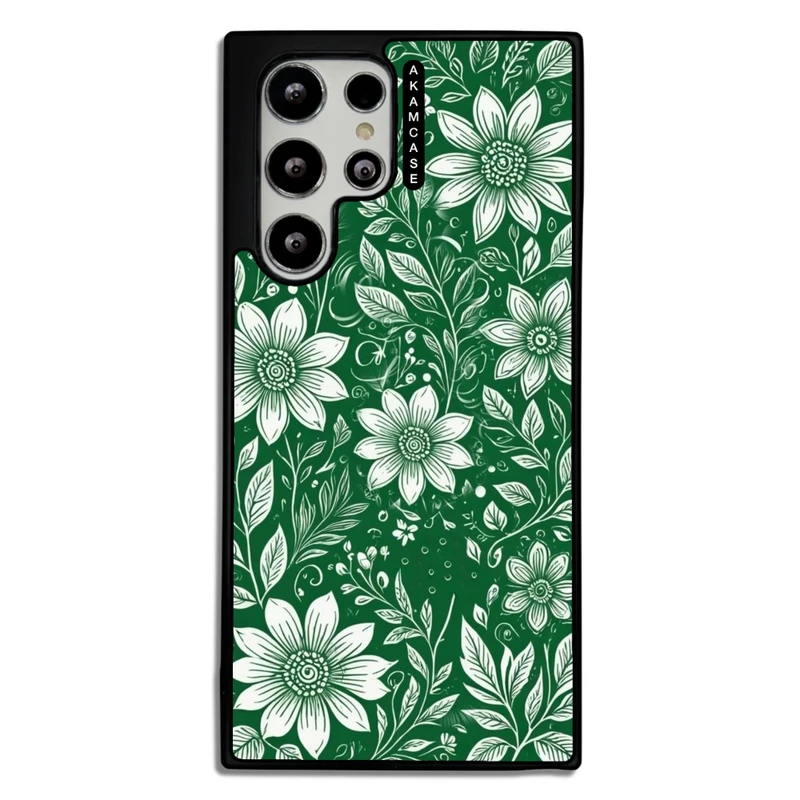 کاور آکام مدل AMC-WSGS22U-FLOWERS-17 مناسب برای گوشی موبایل سامسونگ Galaxy S22 Ultra