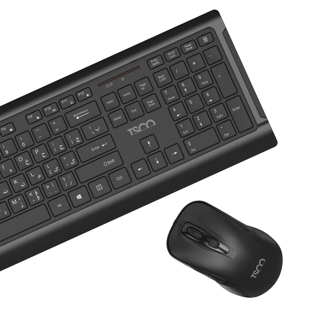 کیبورد و ماوس بی سیم تسکو مدل TKM 7023W
