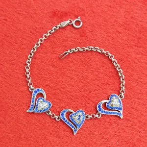 دستبند نقره زنانه سلین کالا مدل قلب ce-As7