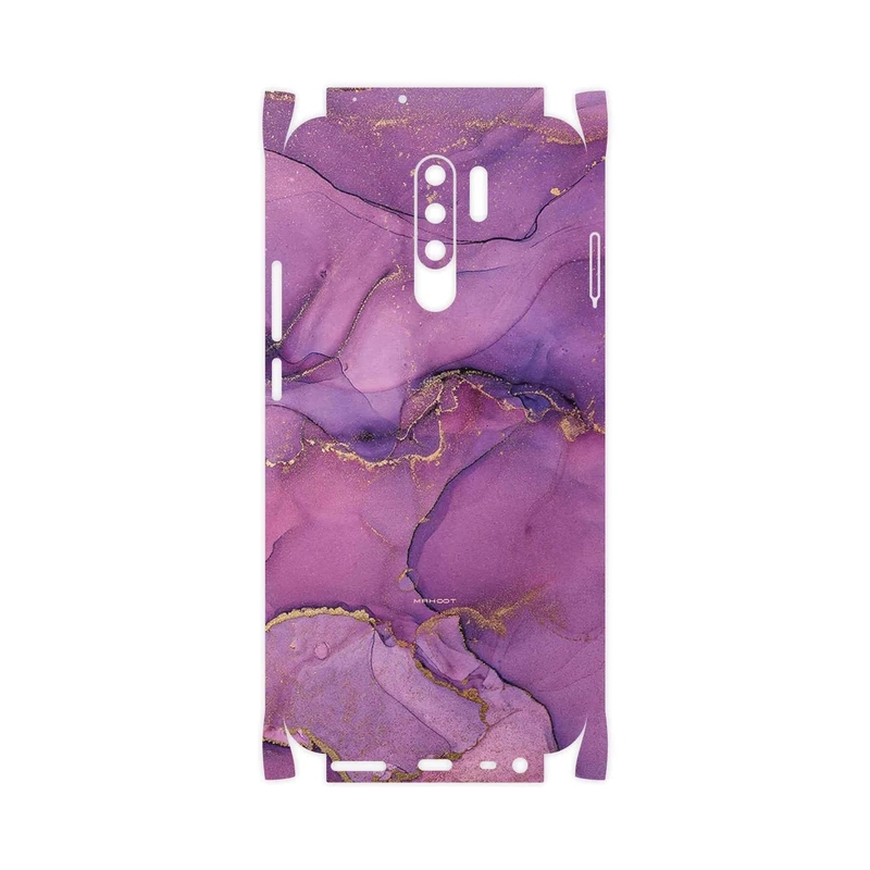 برچسب پوششی ماهوت مدل Purple Marble-FullSkin مناسب برای گوشی موبایل شیائومی Redmi 9
