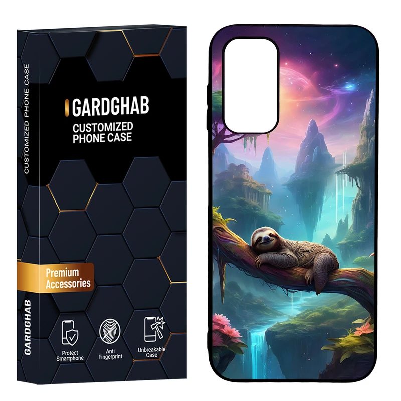 کاور گارد قاب مدل دور ژله ای هنری مناسب برای گوشی موبایل سامسونگ Galaxy A14