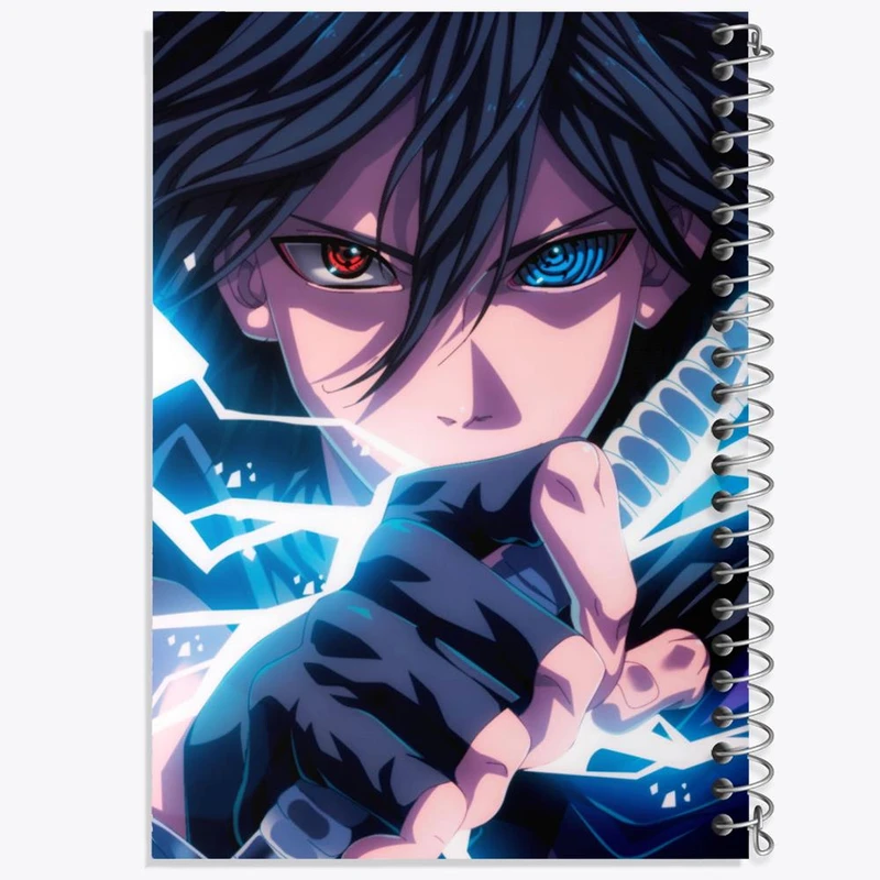 دفتر شطرنجی 50 برگ خندالو طرح ساسکه اوچیها انیمه ناروتو Naruto کد 11262