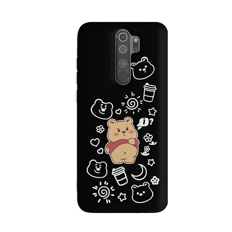 کاور قاب گارد طرح خرس تپل کد t6491 مناسب برای گوشی موبایل شیائومی Redmi Note 8 Pro