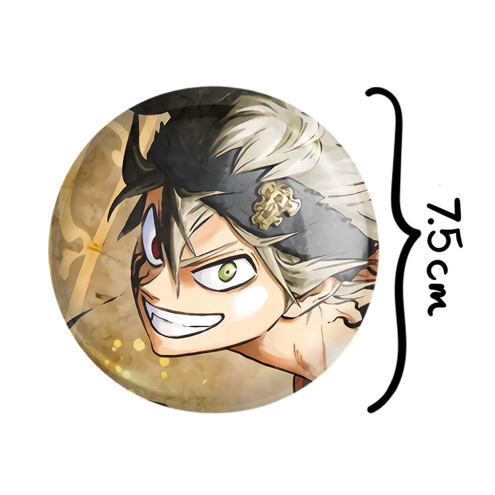 آینه جیبی خندالو مدل آستا انیمه بلک کلاور Black Clover  کد 11749